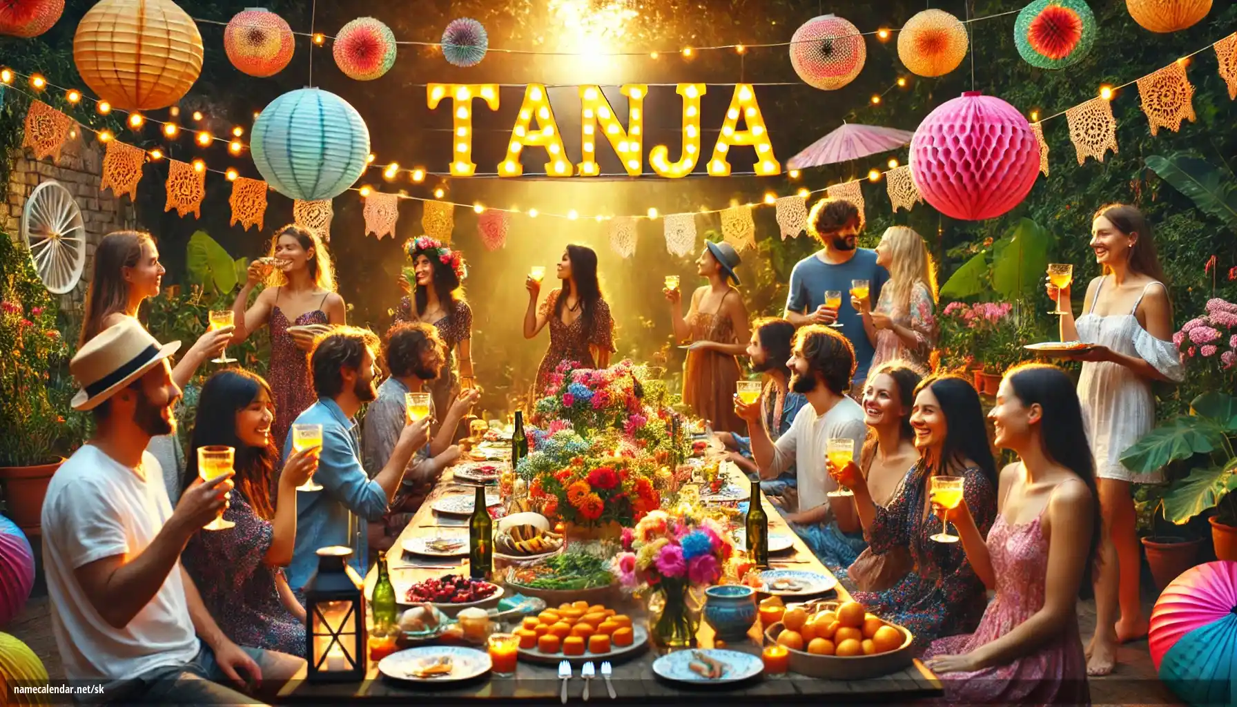 Oslava menín a mien - Tanja