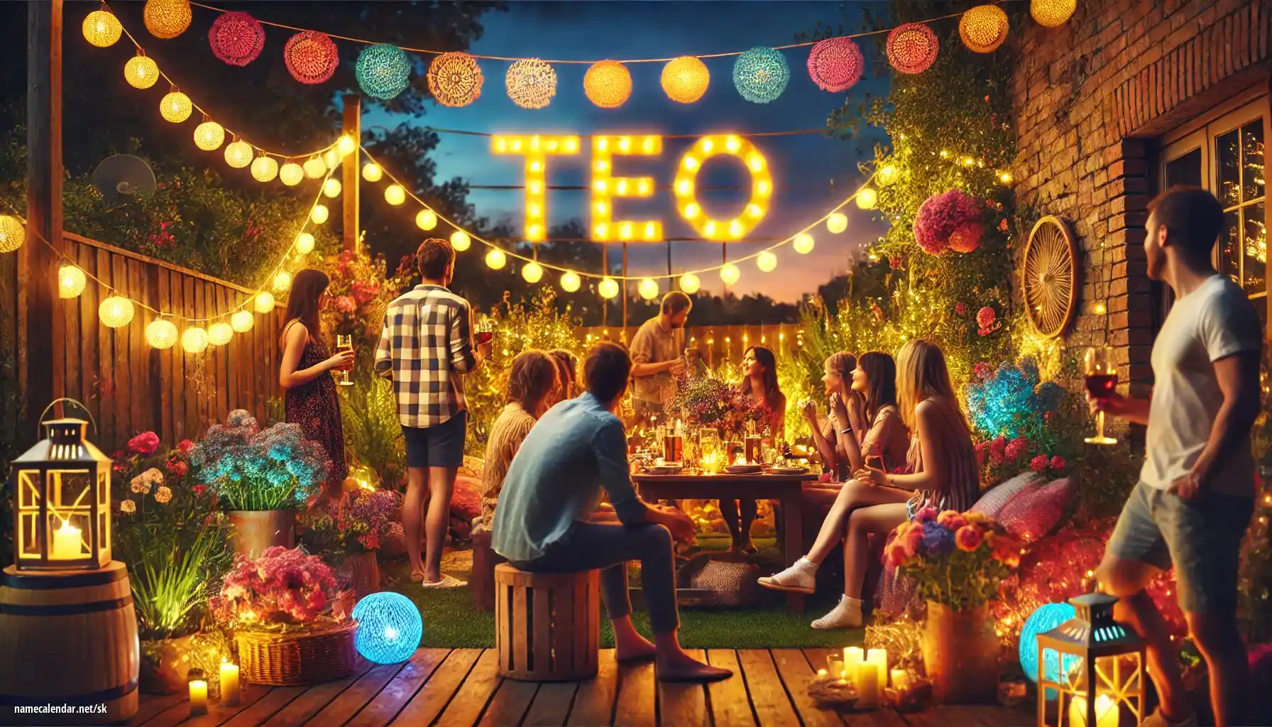 Oslava menín a mien - Teo