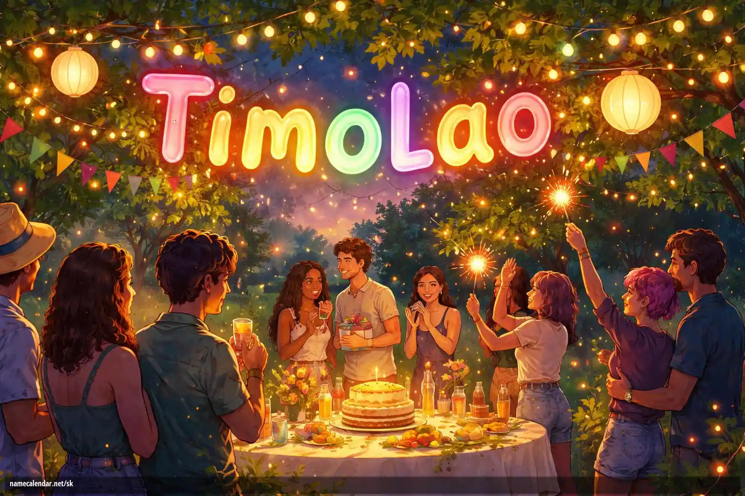 Oslava menín a mien - Timolao