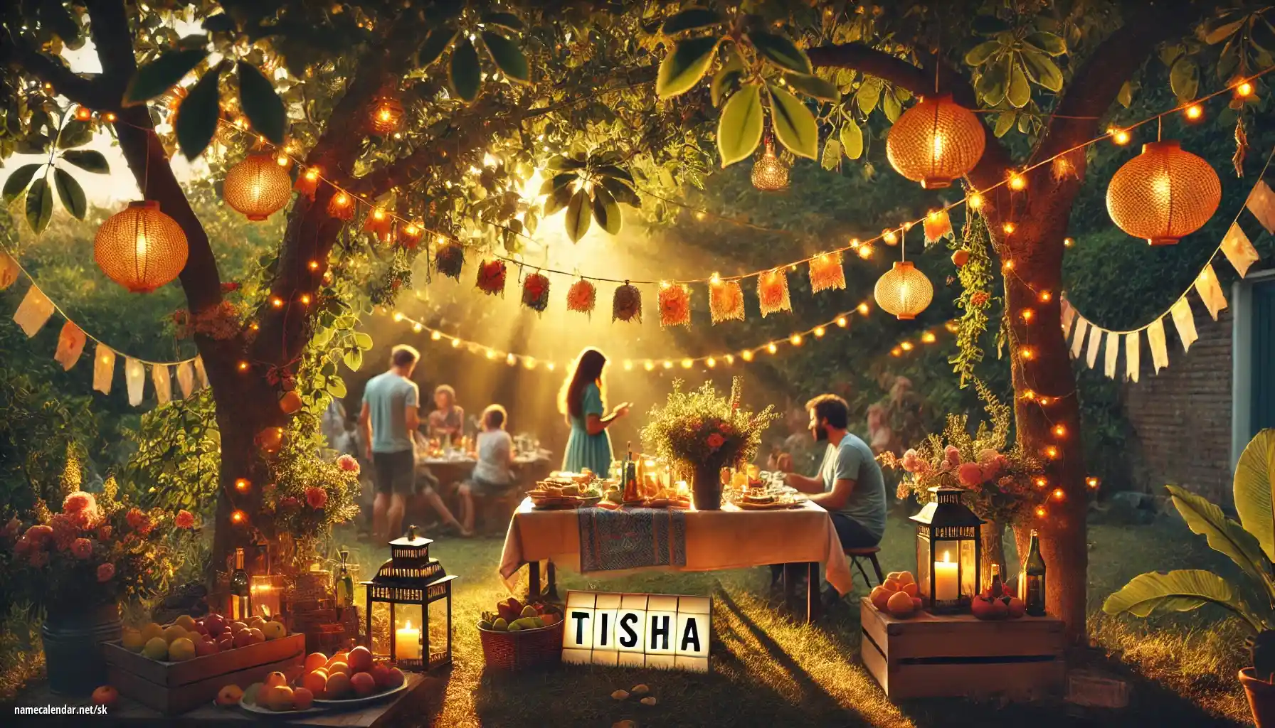 Oslava menín a mien - Tisha