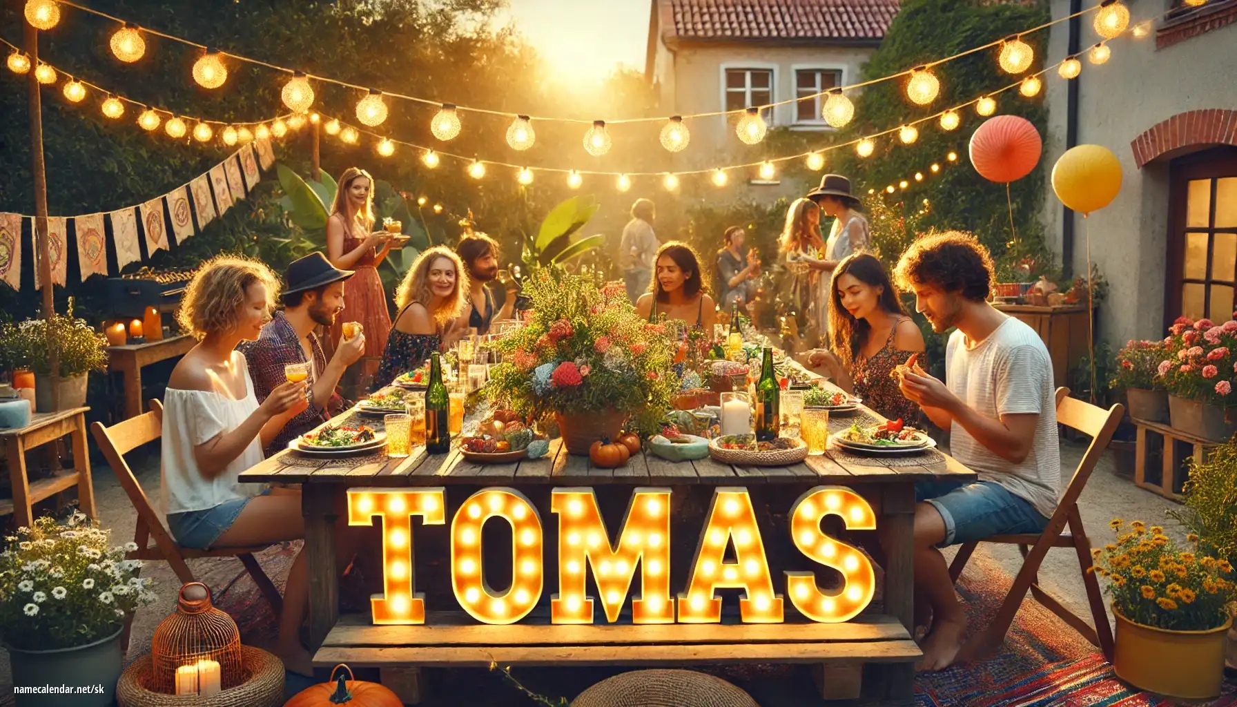 Oslava menín a mien - Tomás