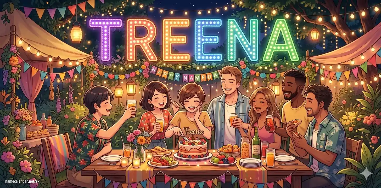 Oslava menín a mien - Treena