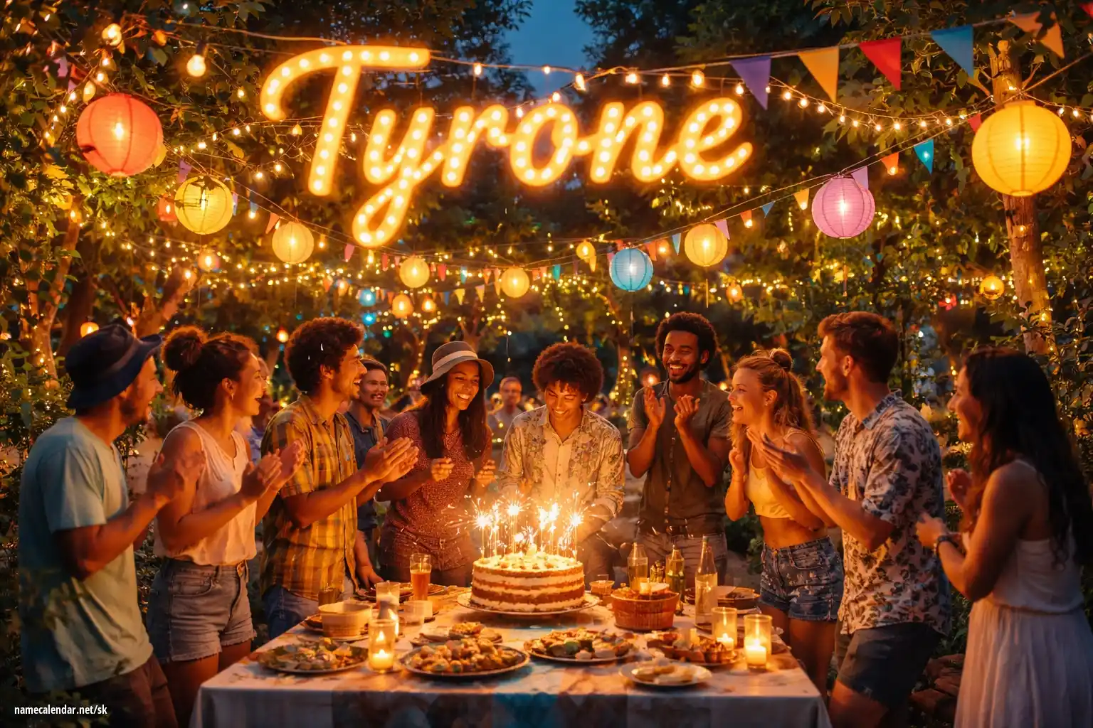 Oslava menín a mien - Tyrone