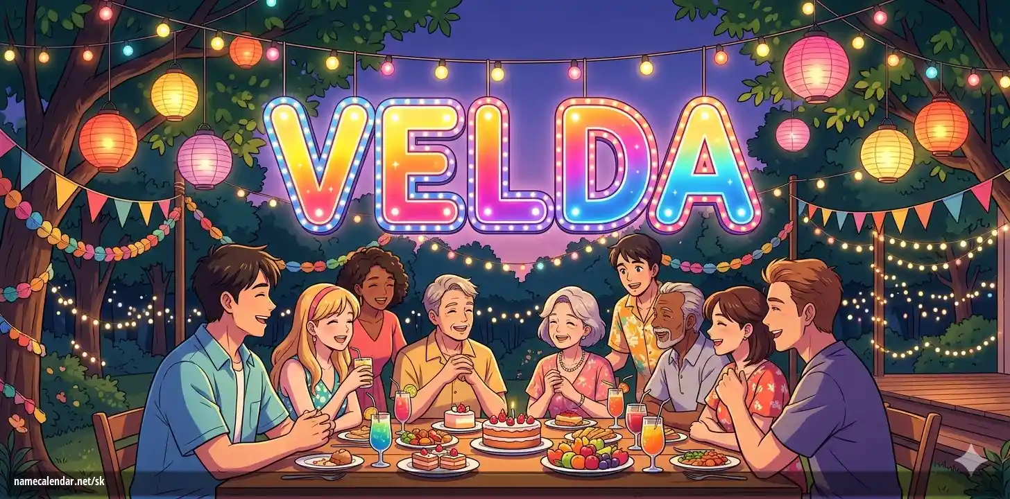 Oslava menín a mien - Velda