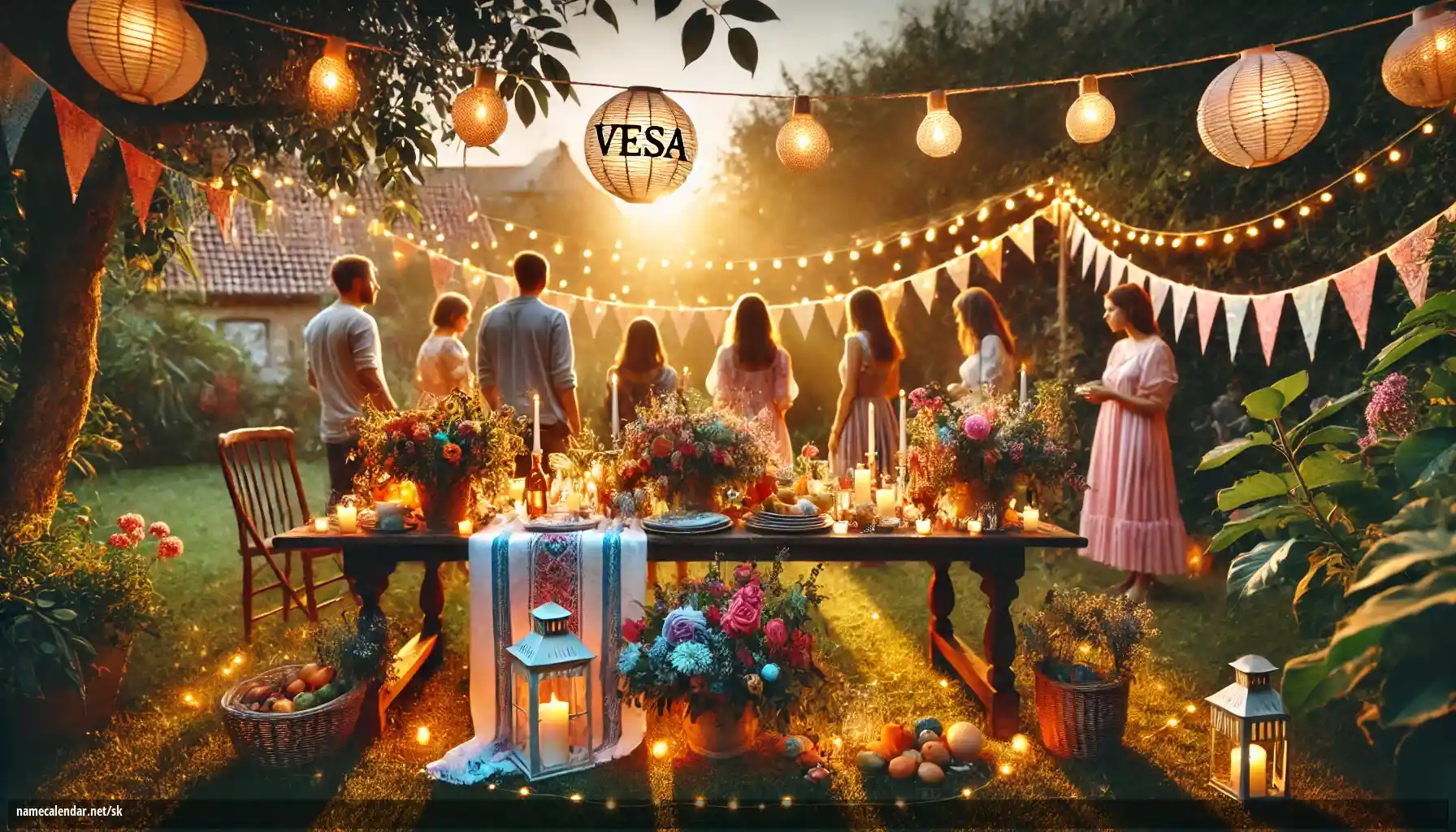 Oslava menín a mien - Vesa