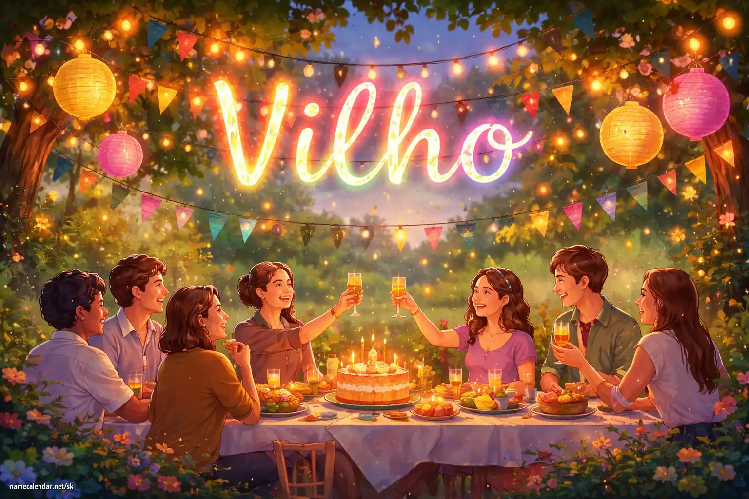 Oslava menín a mien - Vilho