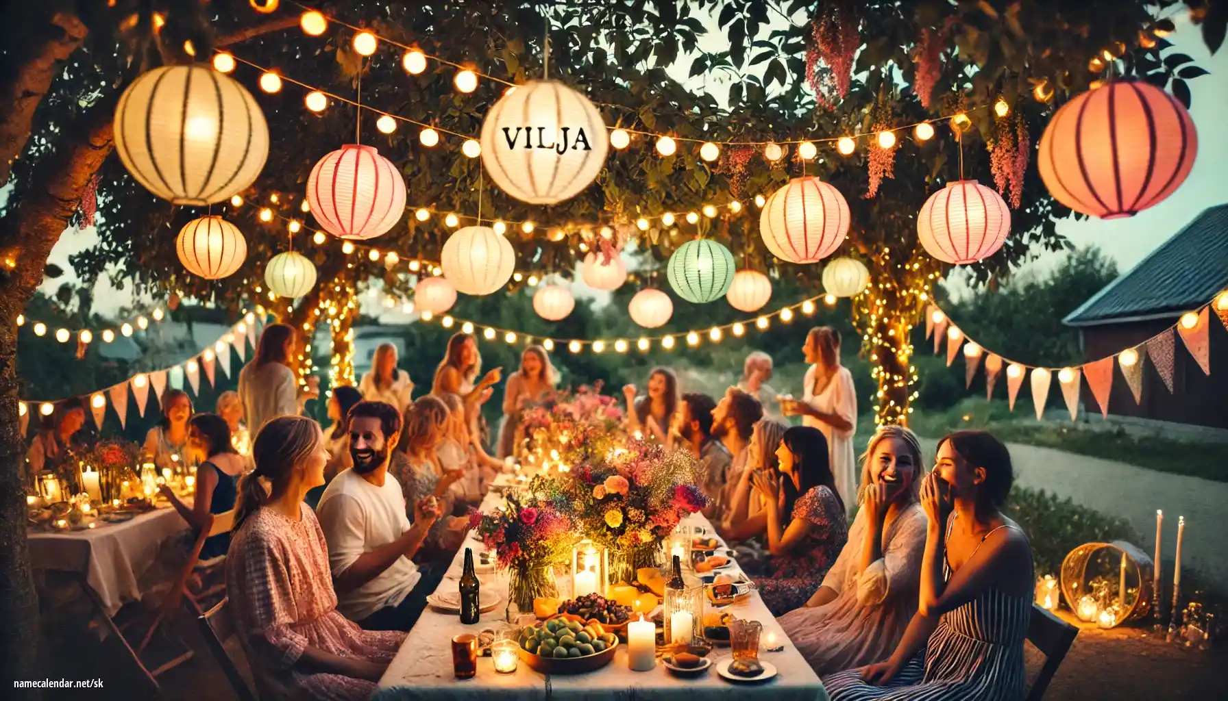 Oslava menín a mien - Vilja