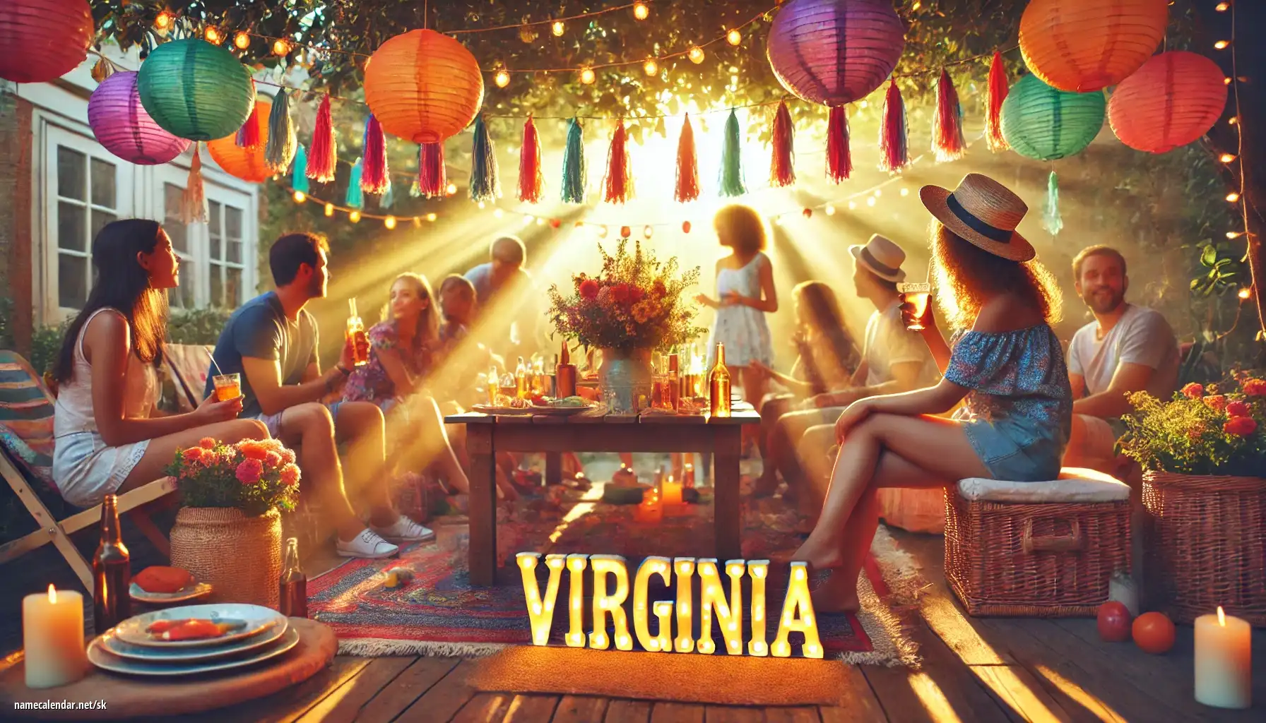 Oslava menín a mien - Virginia