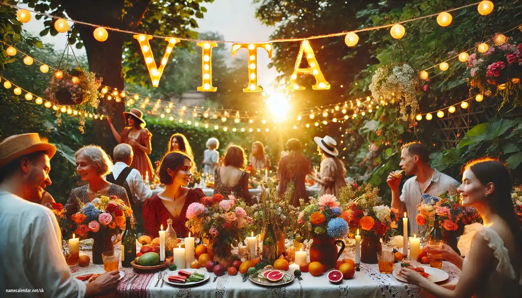 Oslava menín a mien - Vita