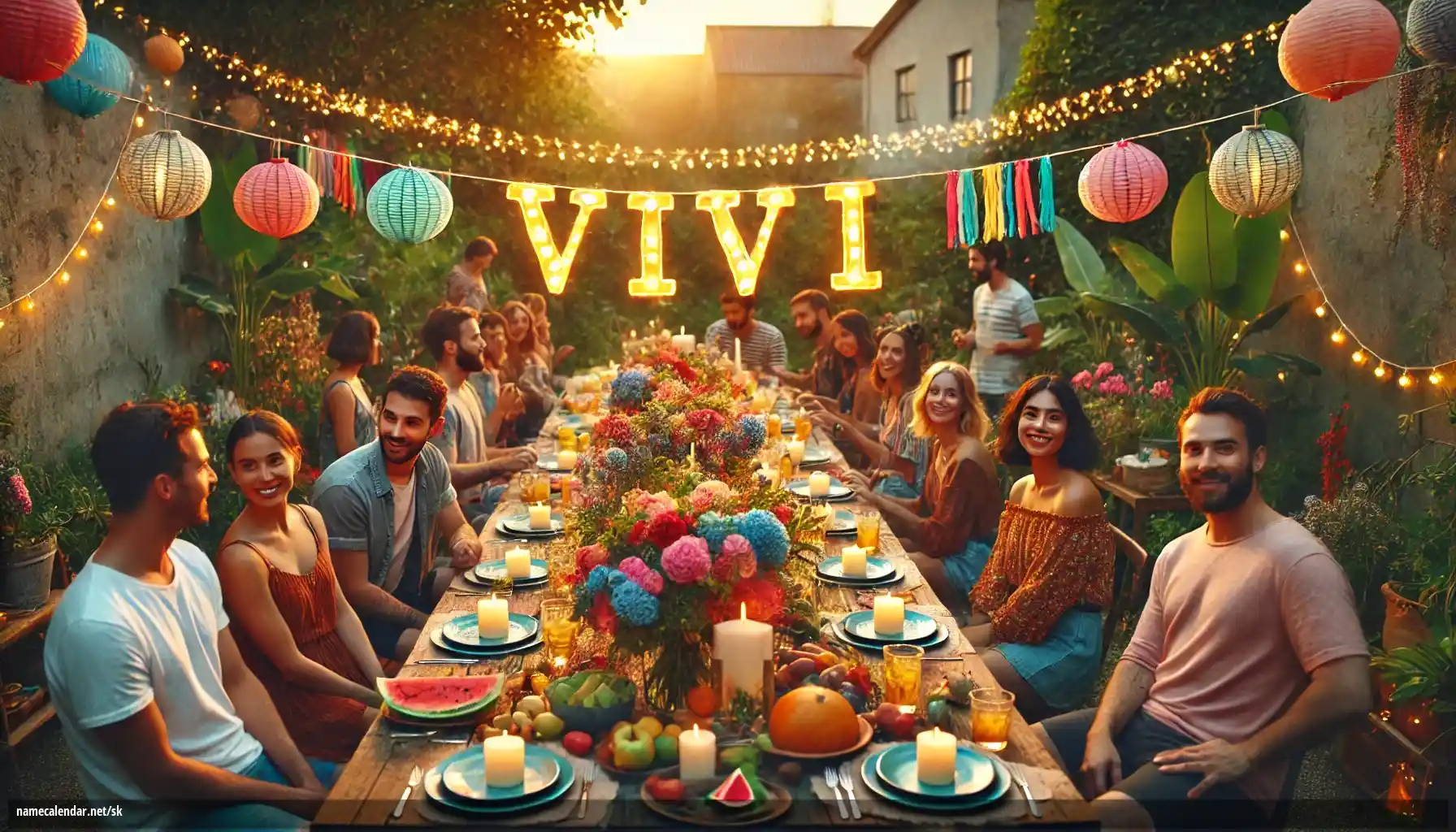 Oslava menín a mien - Vivi