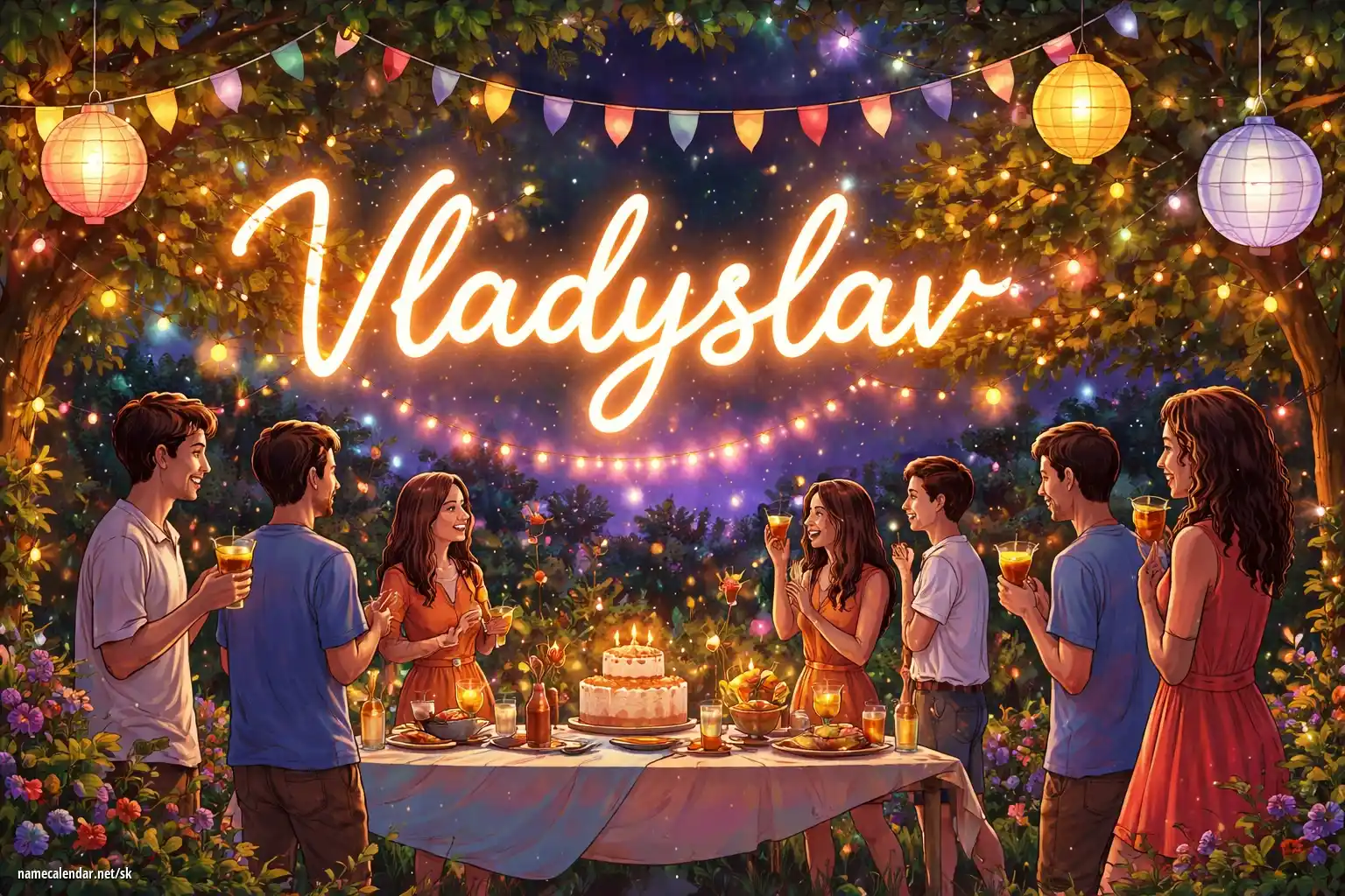 Oslava menín a mien - Vladyslav