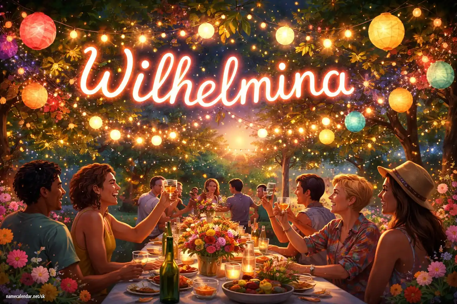 Oslava menín a mien - Wilhelmina