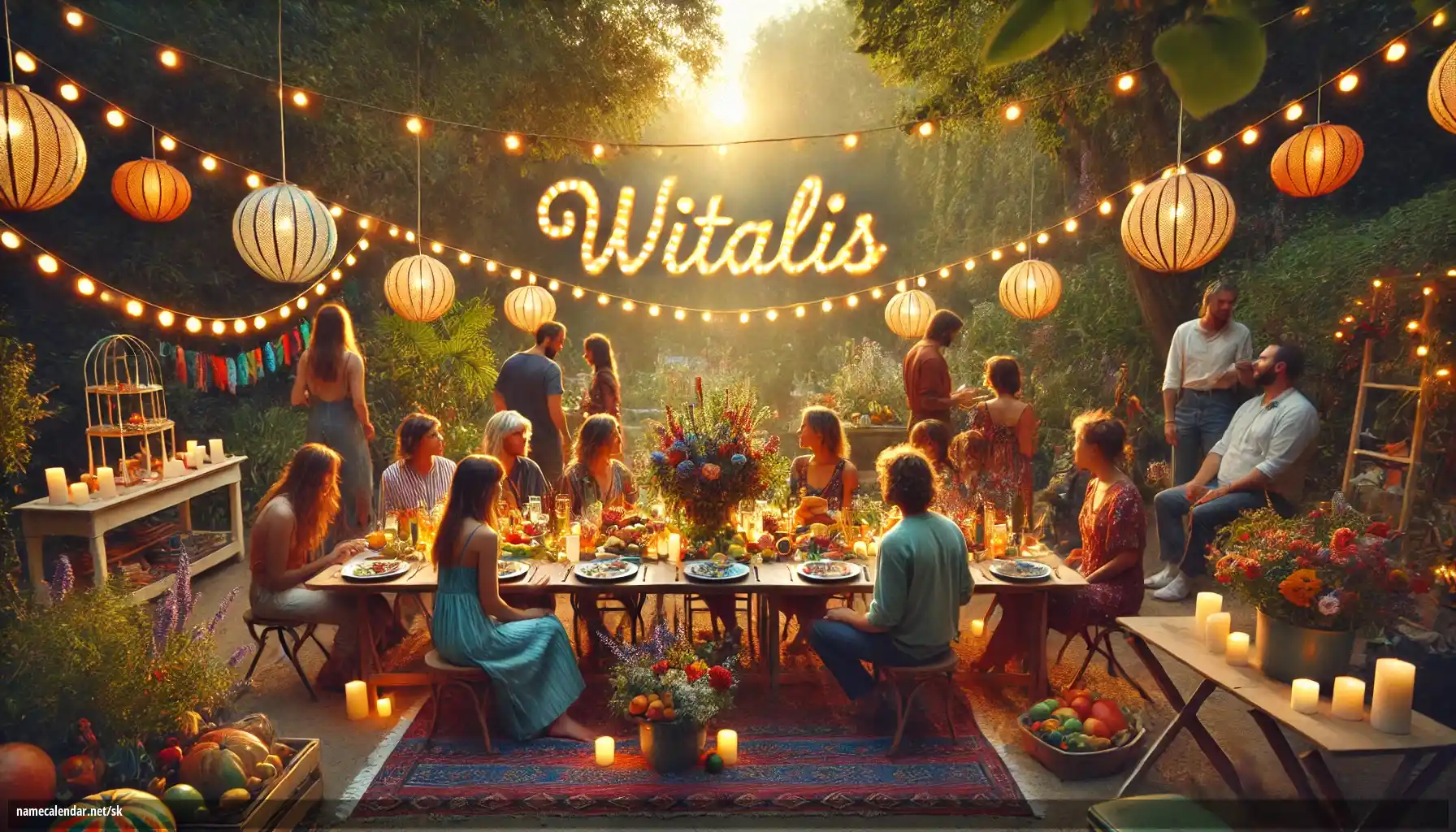 Oslava menín a mien - Witalis