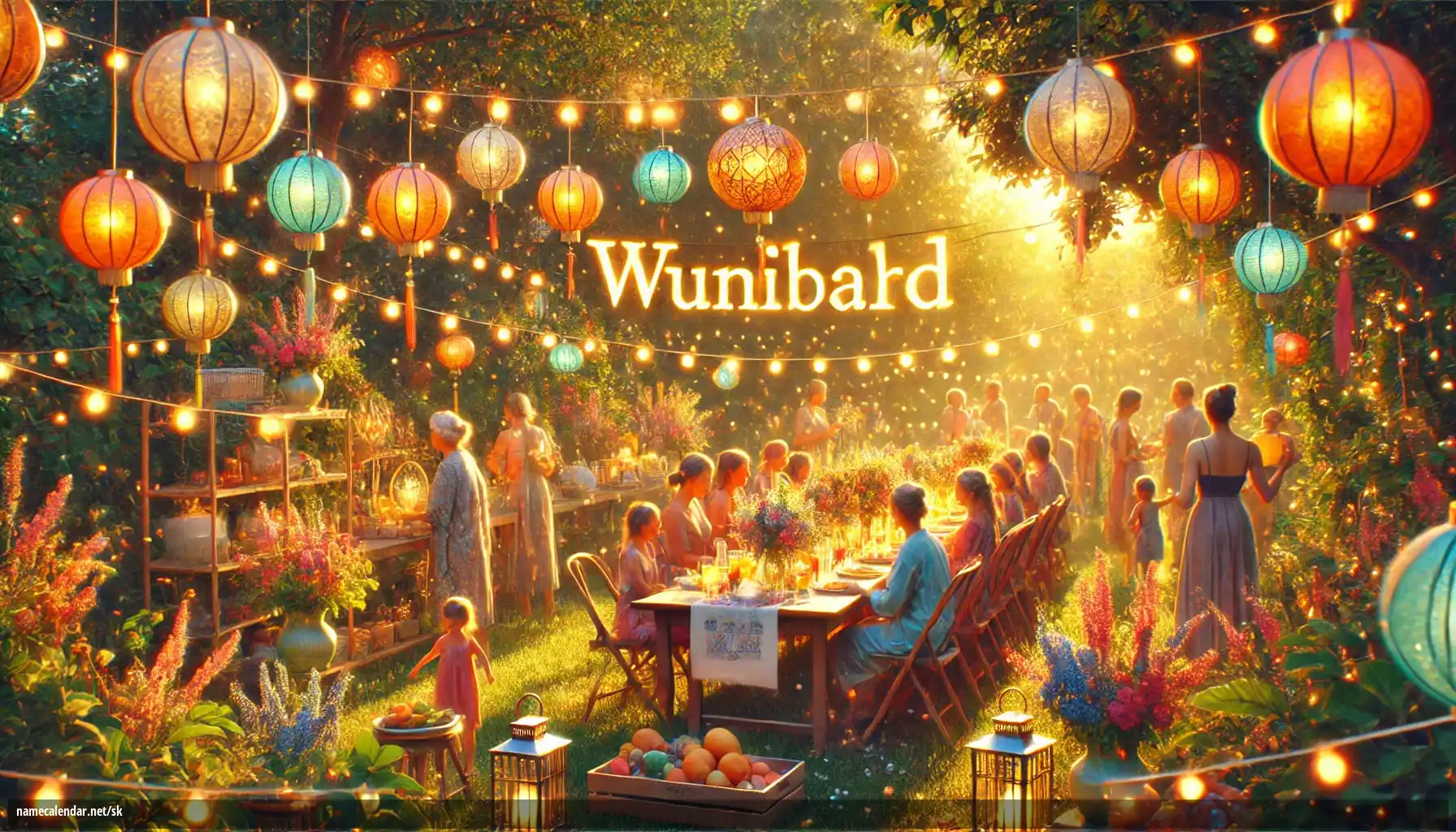 Oslava menín a mien - Wunibald