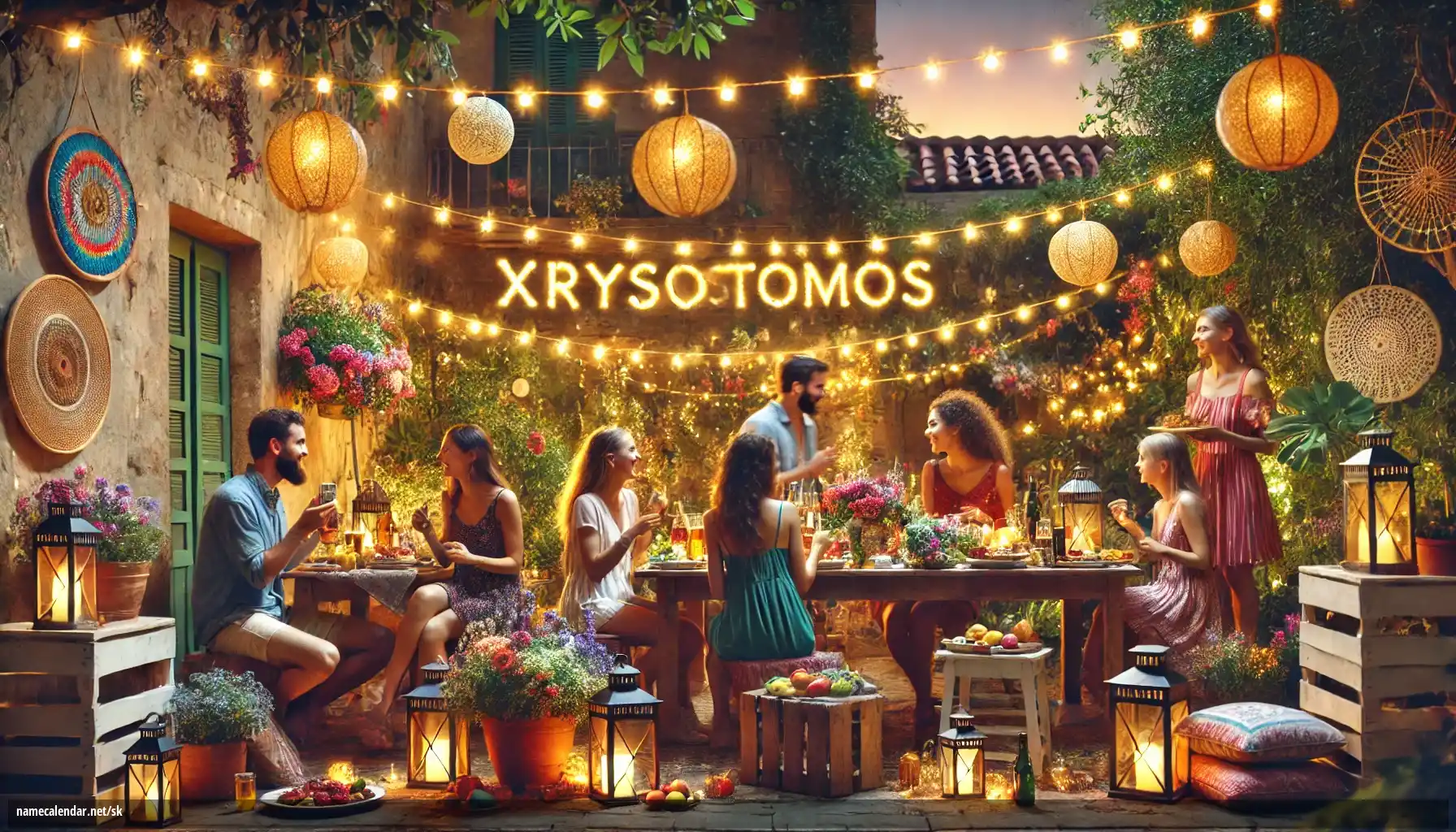 Oslava menín a mien - Xrysostomos