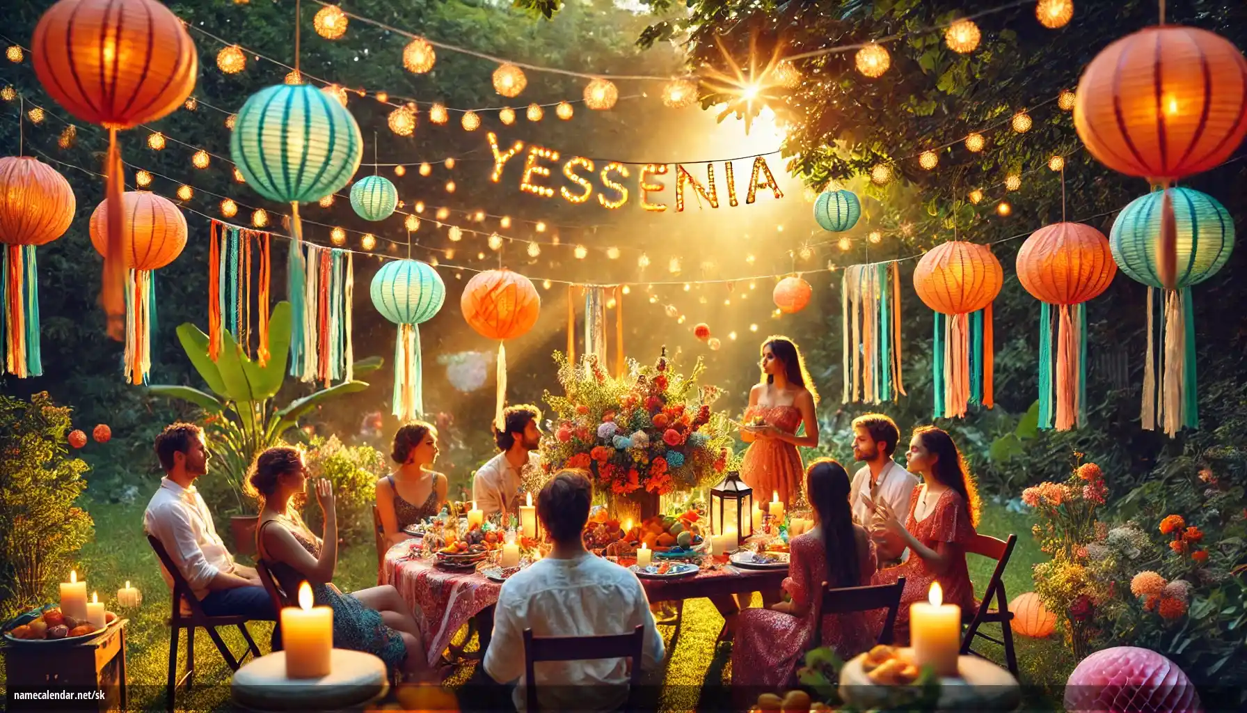 Oslava menín a mien - Yessenia