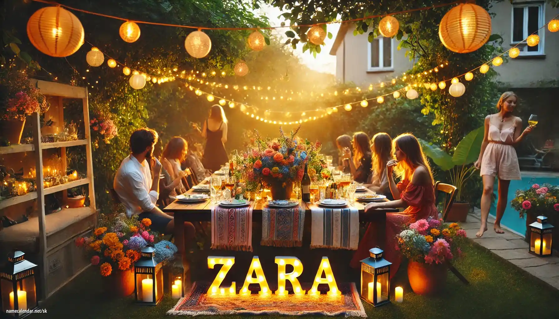 Oslava menín a mien - Zara