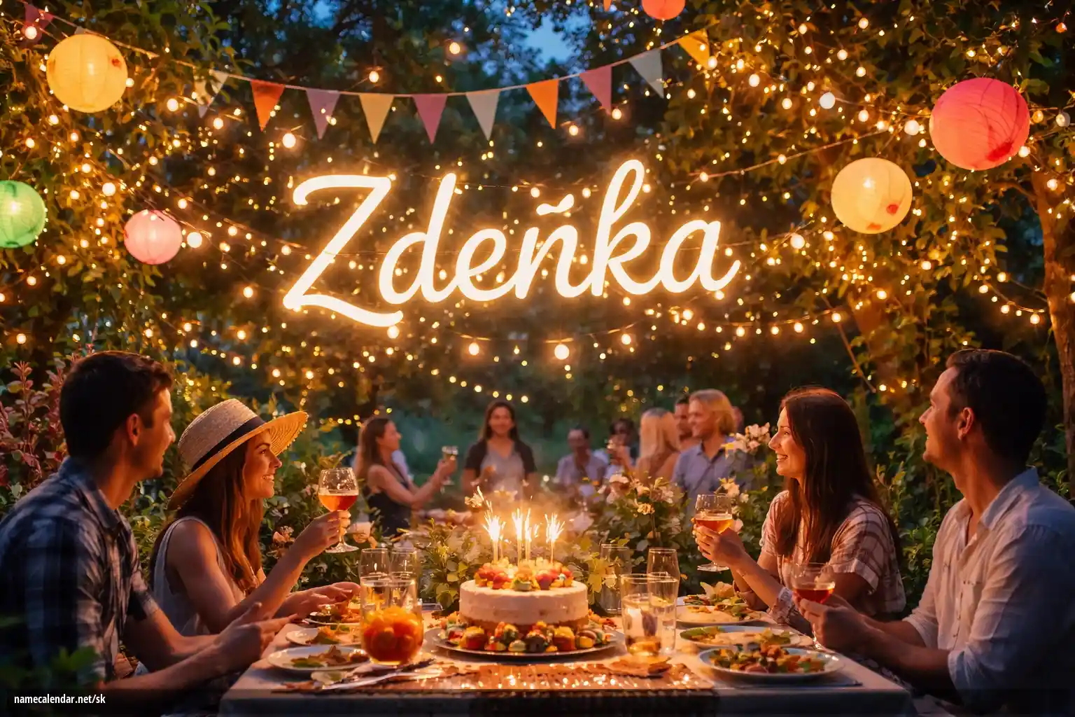 Oslava menín a mien - Zdeňka