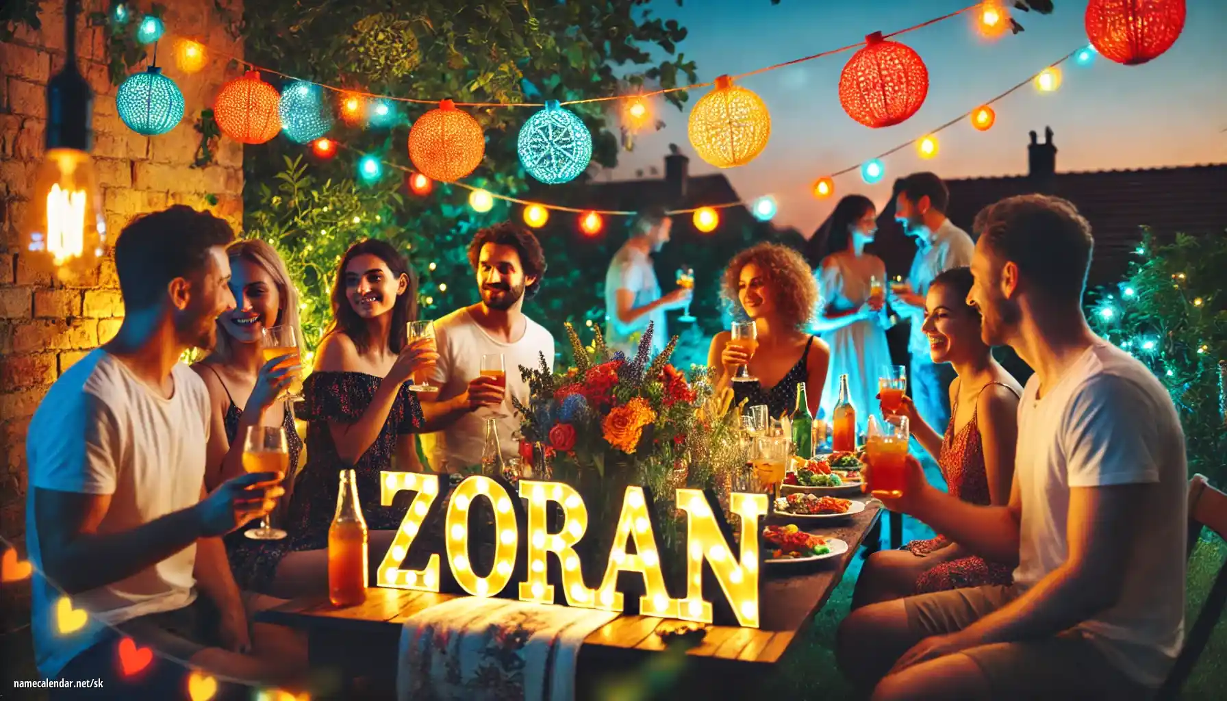 Oslava menín a mien - Zoran