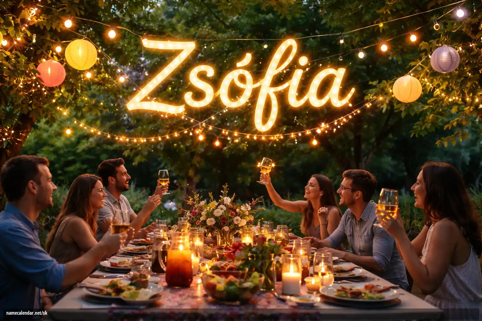 Oslava menín a mien - Zsófia