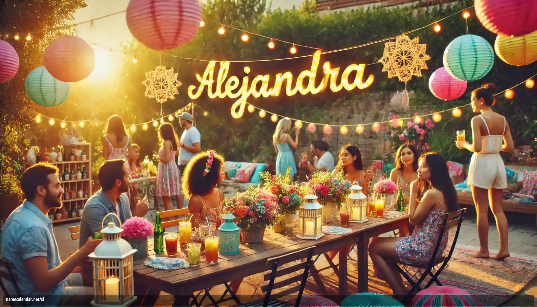 Praznovanje imendana in imena - Alejandra