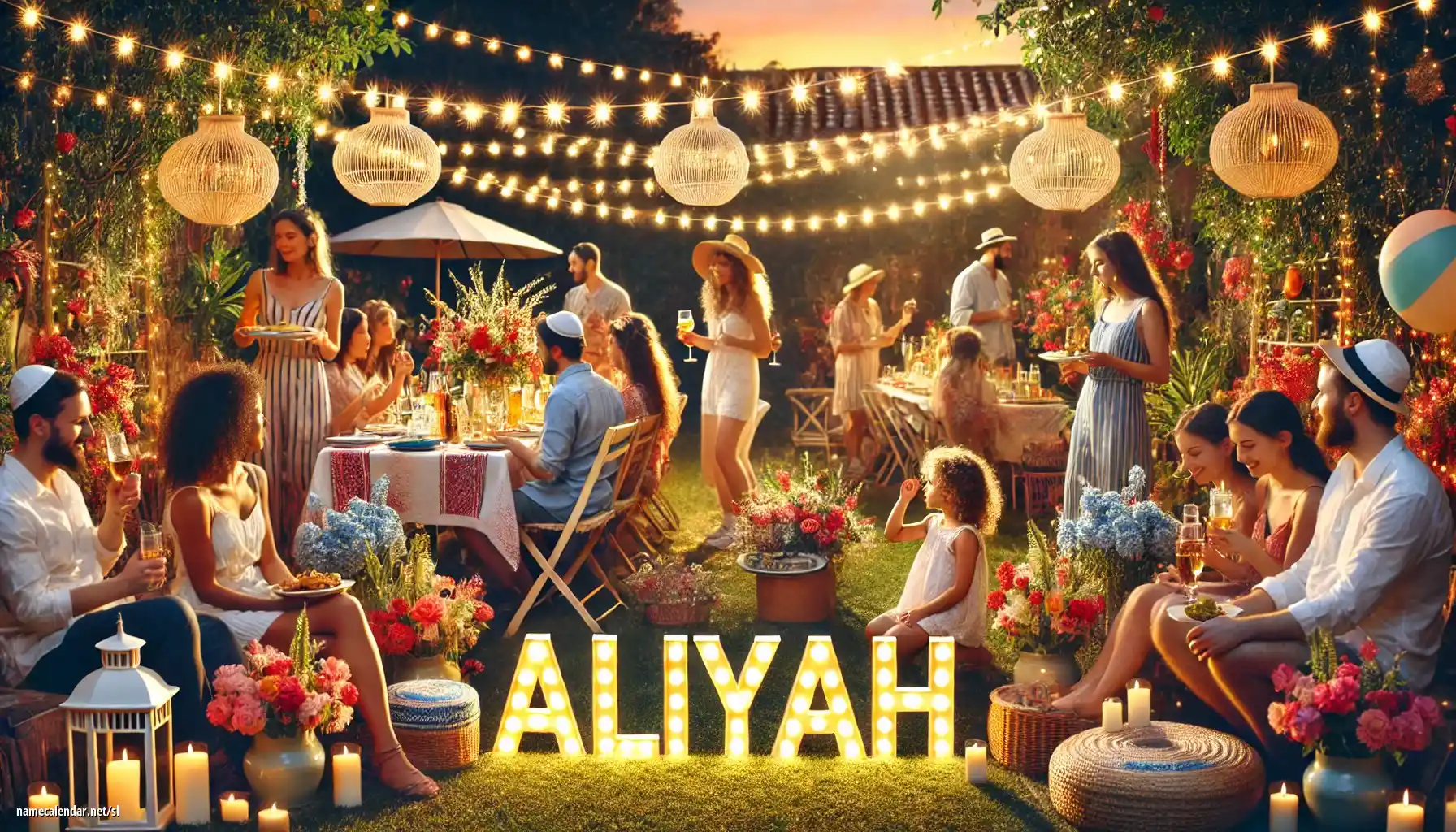 Praznovanje imendana in imena - Aliyah