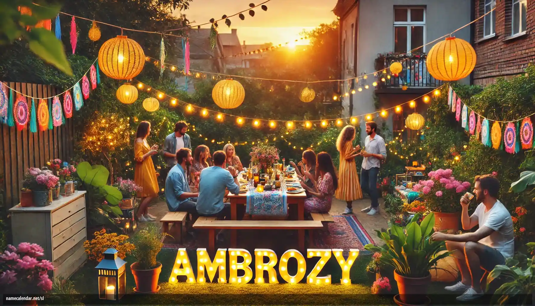 Praznovanje imendana in imena - Ambroży
