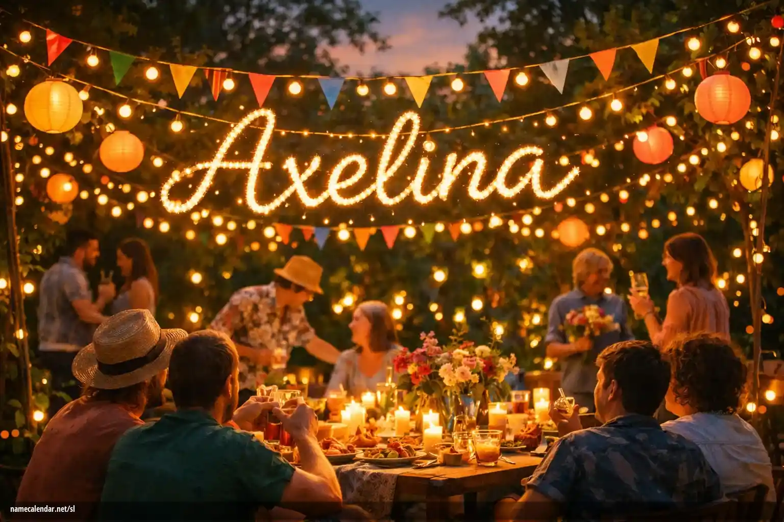 Praznovanje imendana in imena - Axelina
