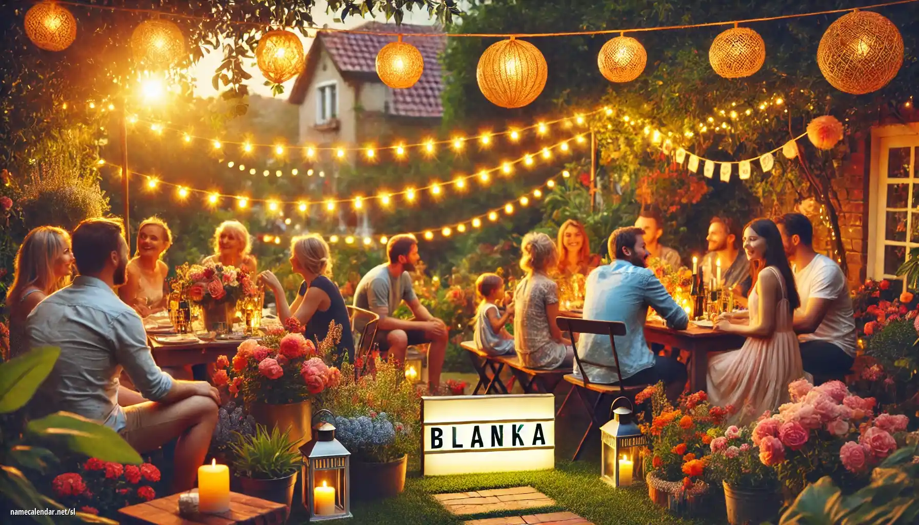 Praznovanje imendana in imena - Blanka