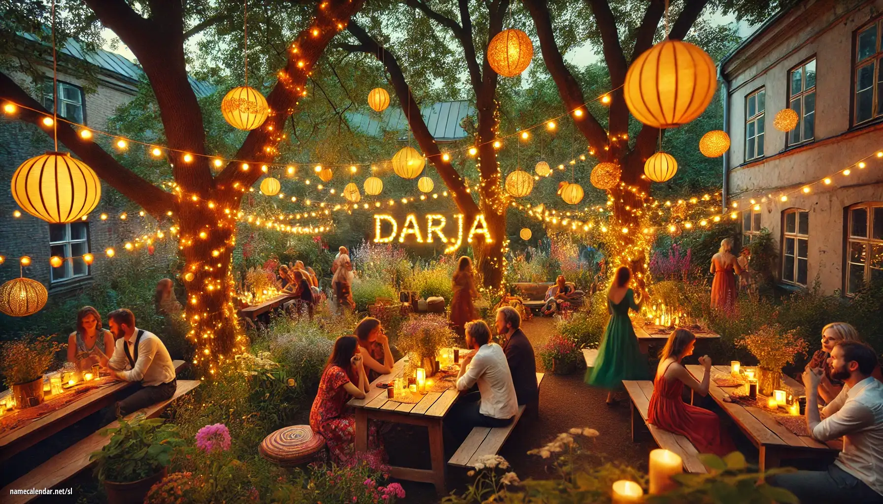 Praznovanje imendana in imena - Darja