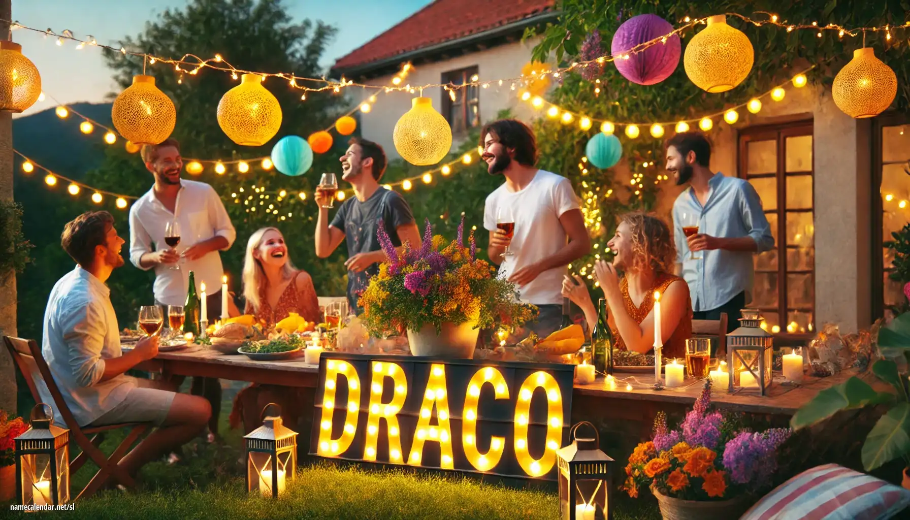 Praznovanje imendana in imena - Draco