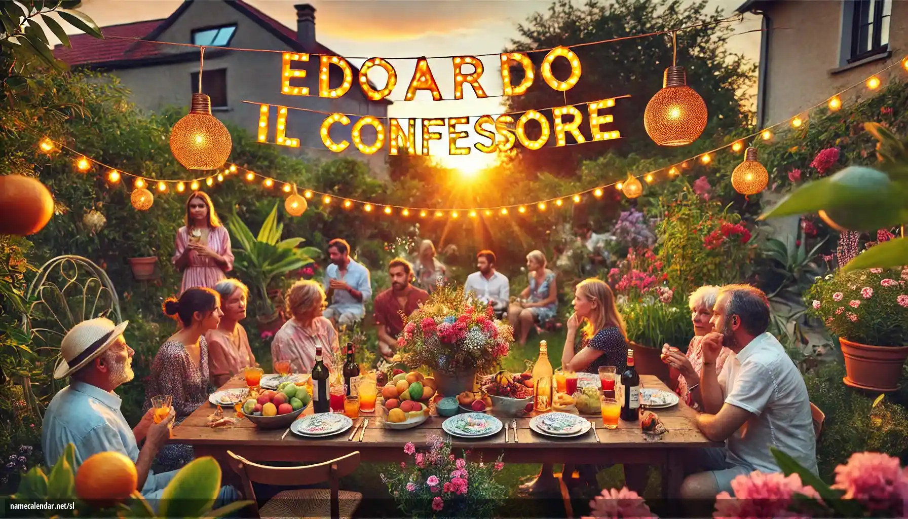 Praznovanje imendana in imena - Edoardo il confessore