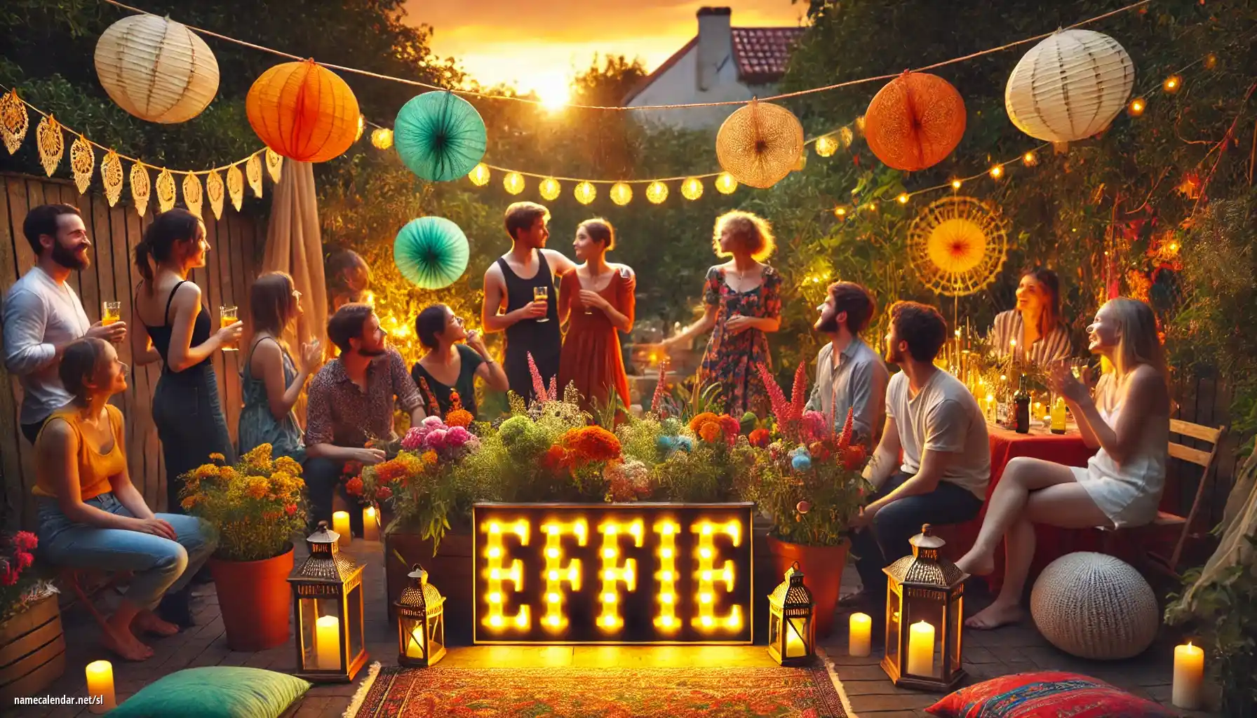 Praznovanje imendana in imena - Effie