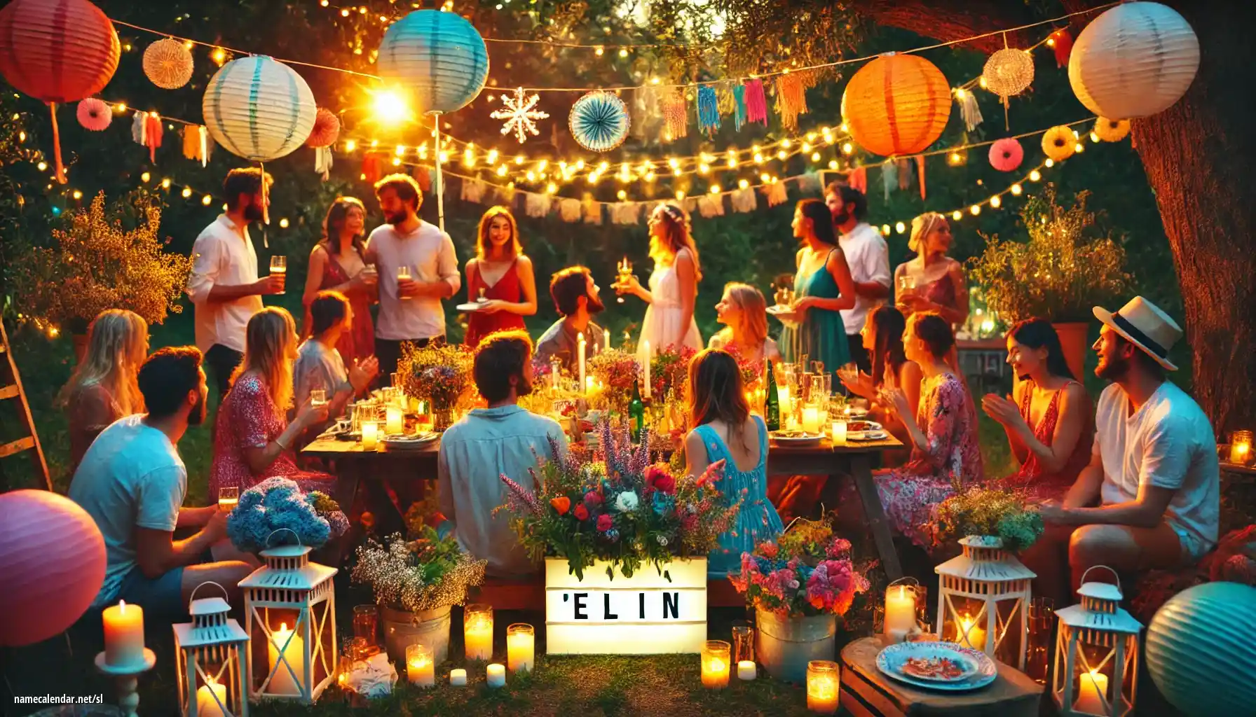 Praznovanje imendana in imena - Elin
