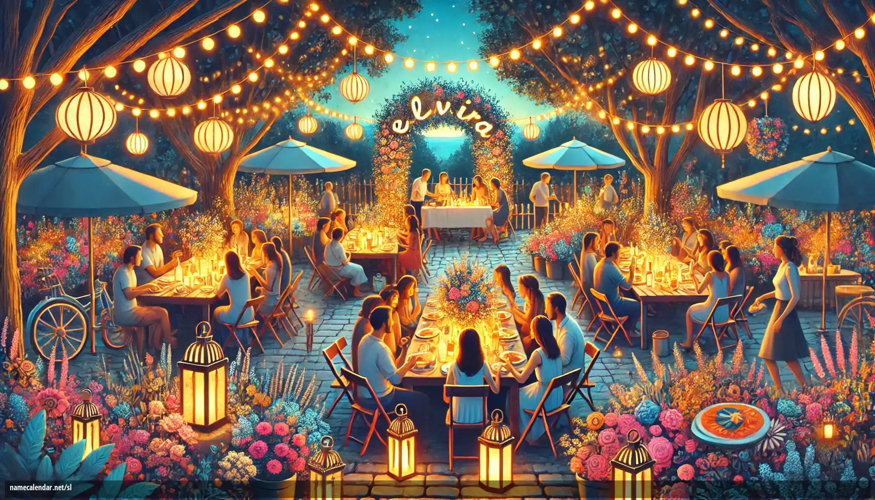 Praznovanje imendana in imena - Elvira