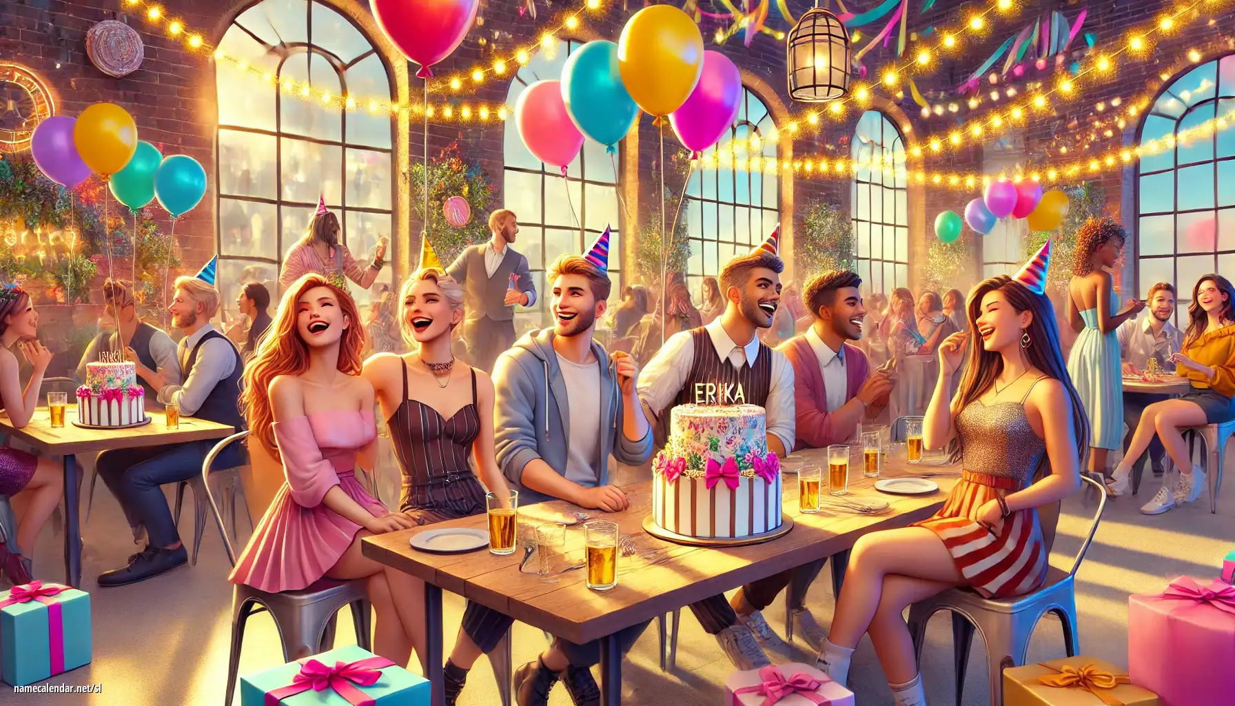 Praznovanje imendana in imena - Erika