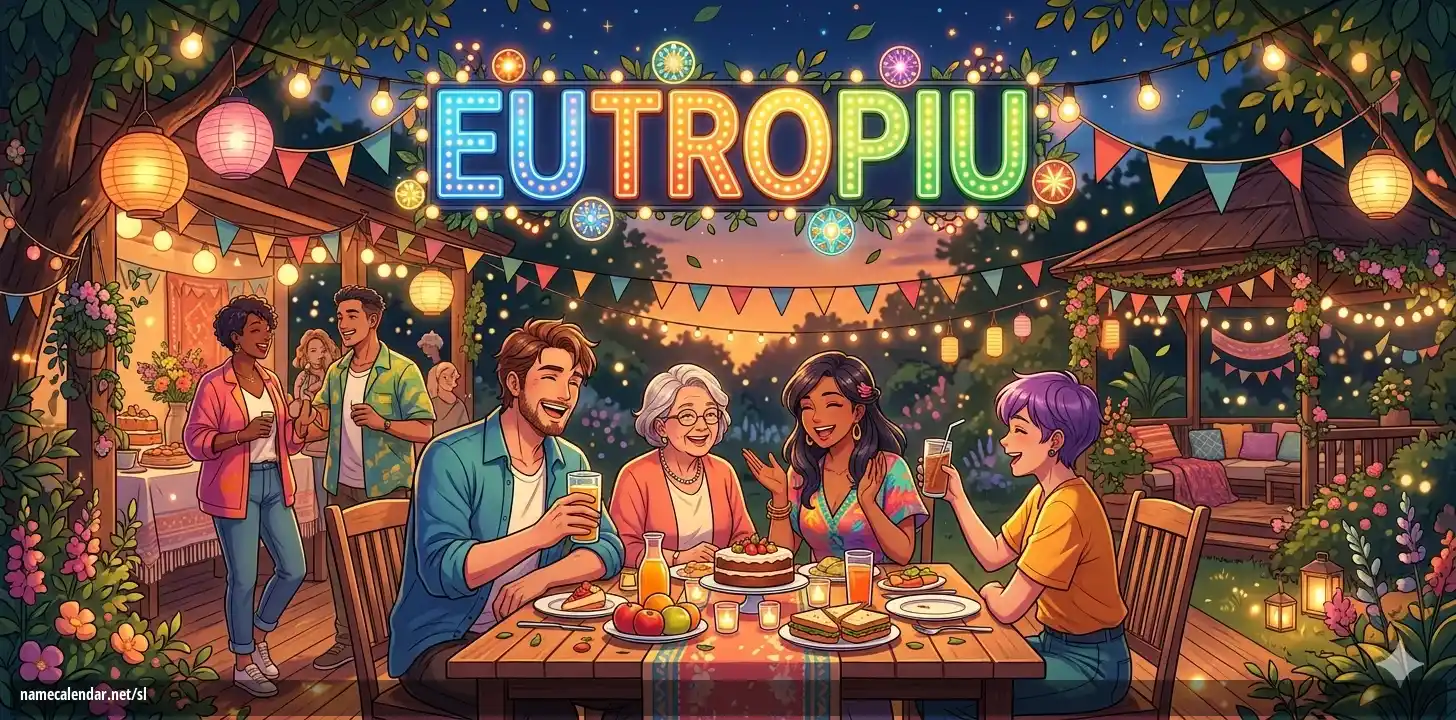 Praznovanje imendana in imena - Eutropiu