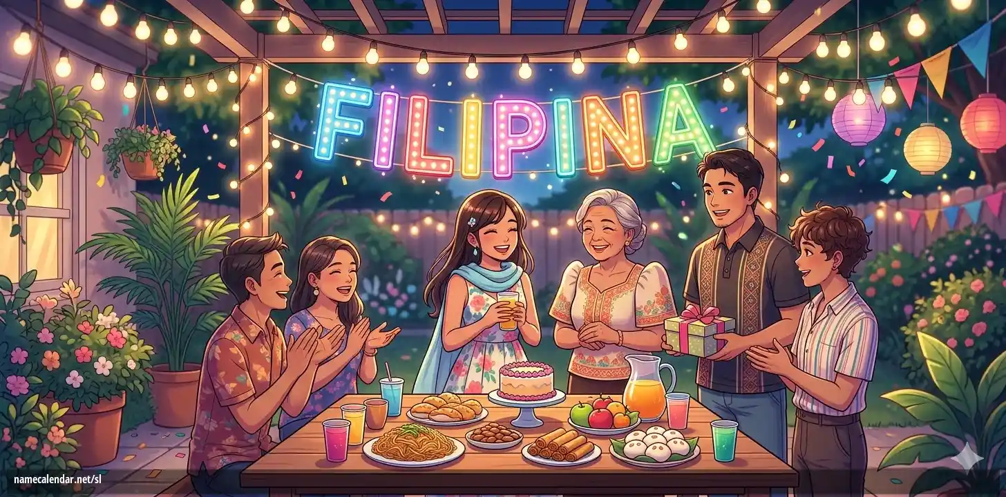 Praznovanje imendana in imena - Filipina