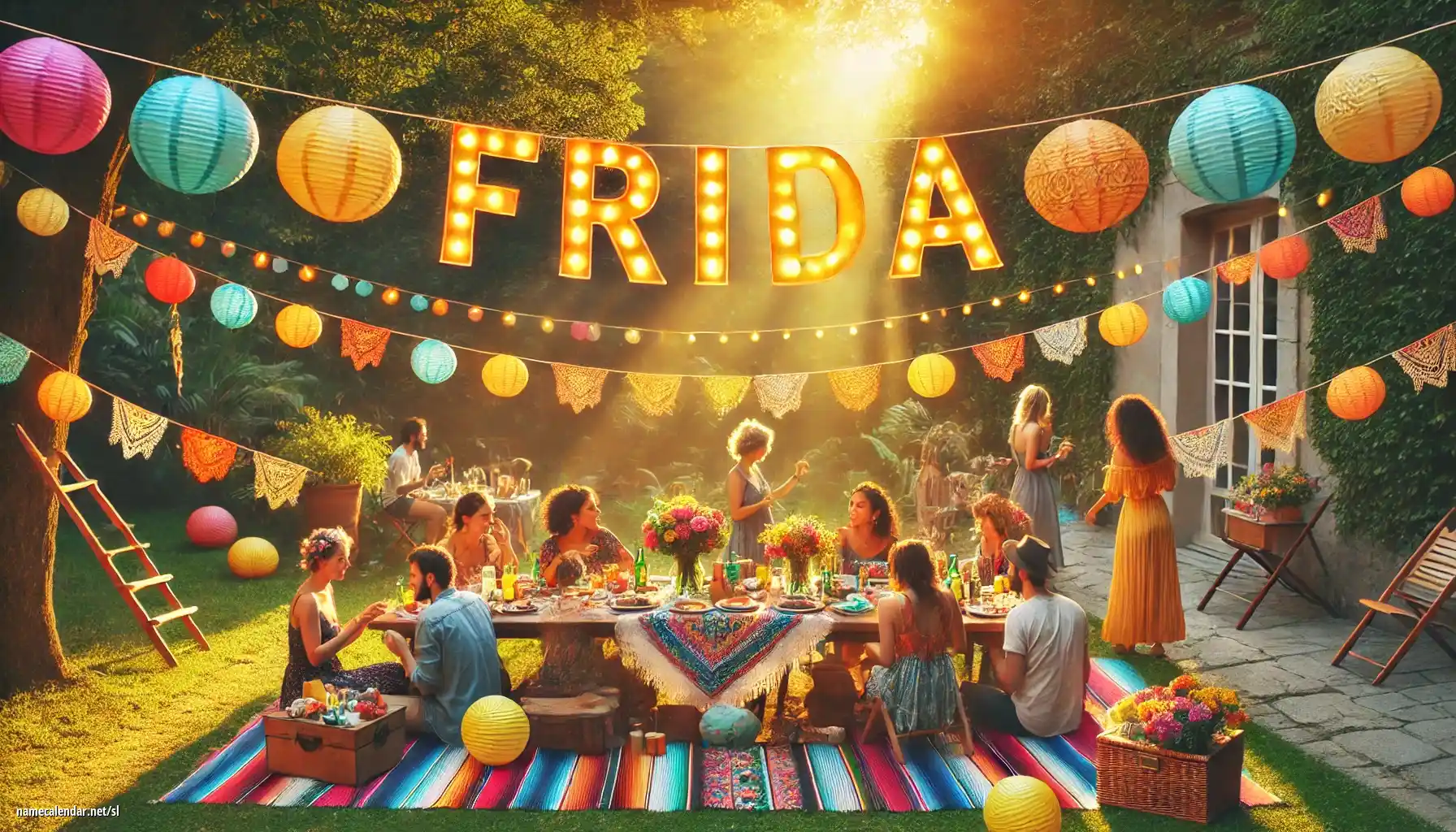 Praznovanje imendana in imena - Frida