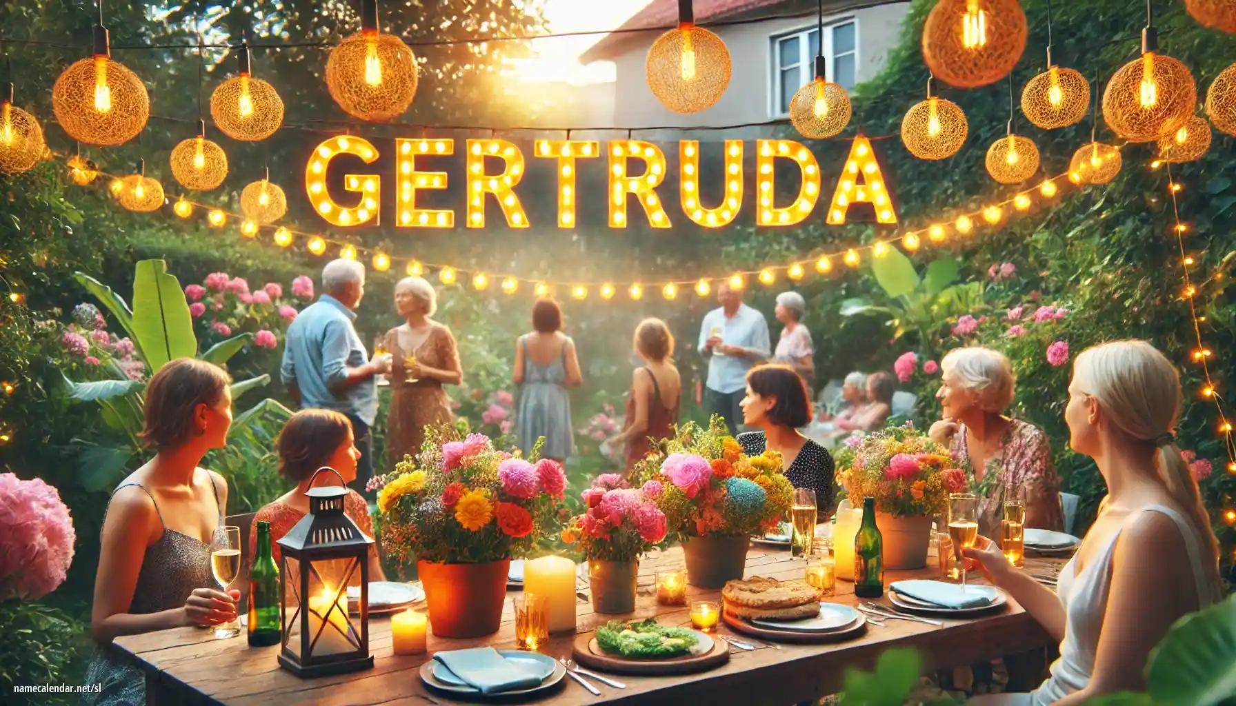 Praznovanje imendana in imena - Gertruda