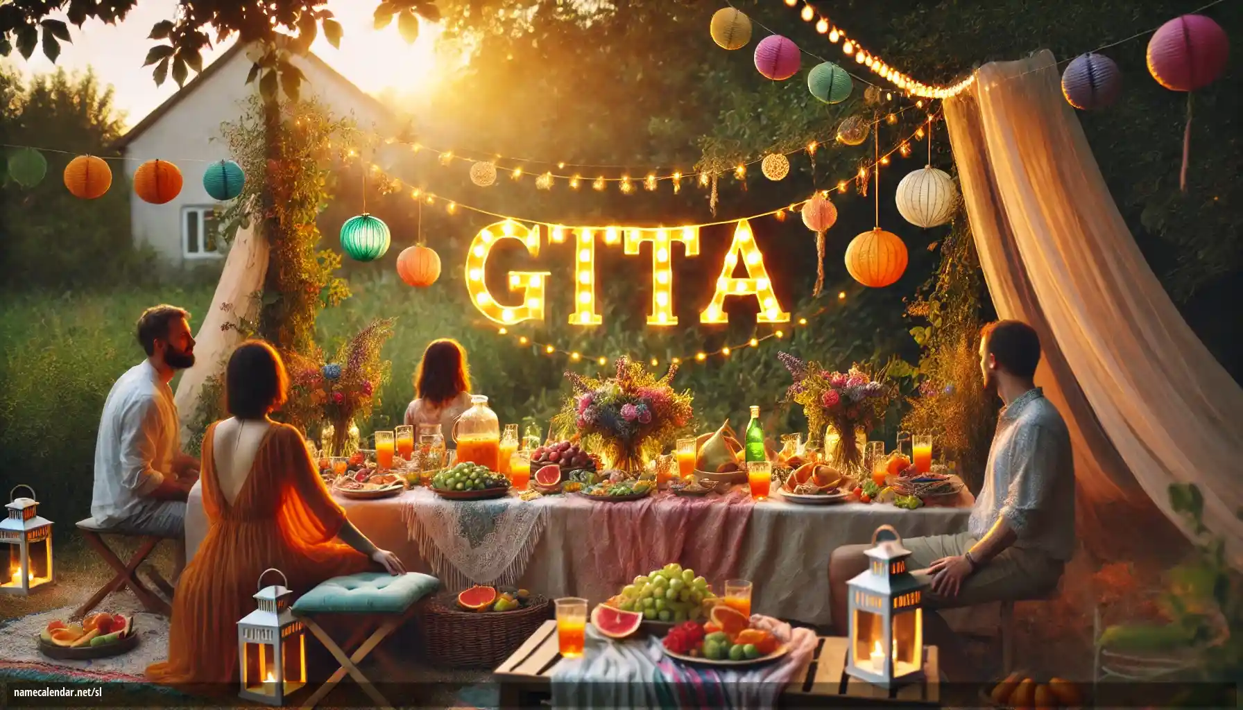 Praznovanje imendana in imena - Gita