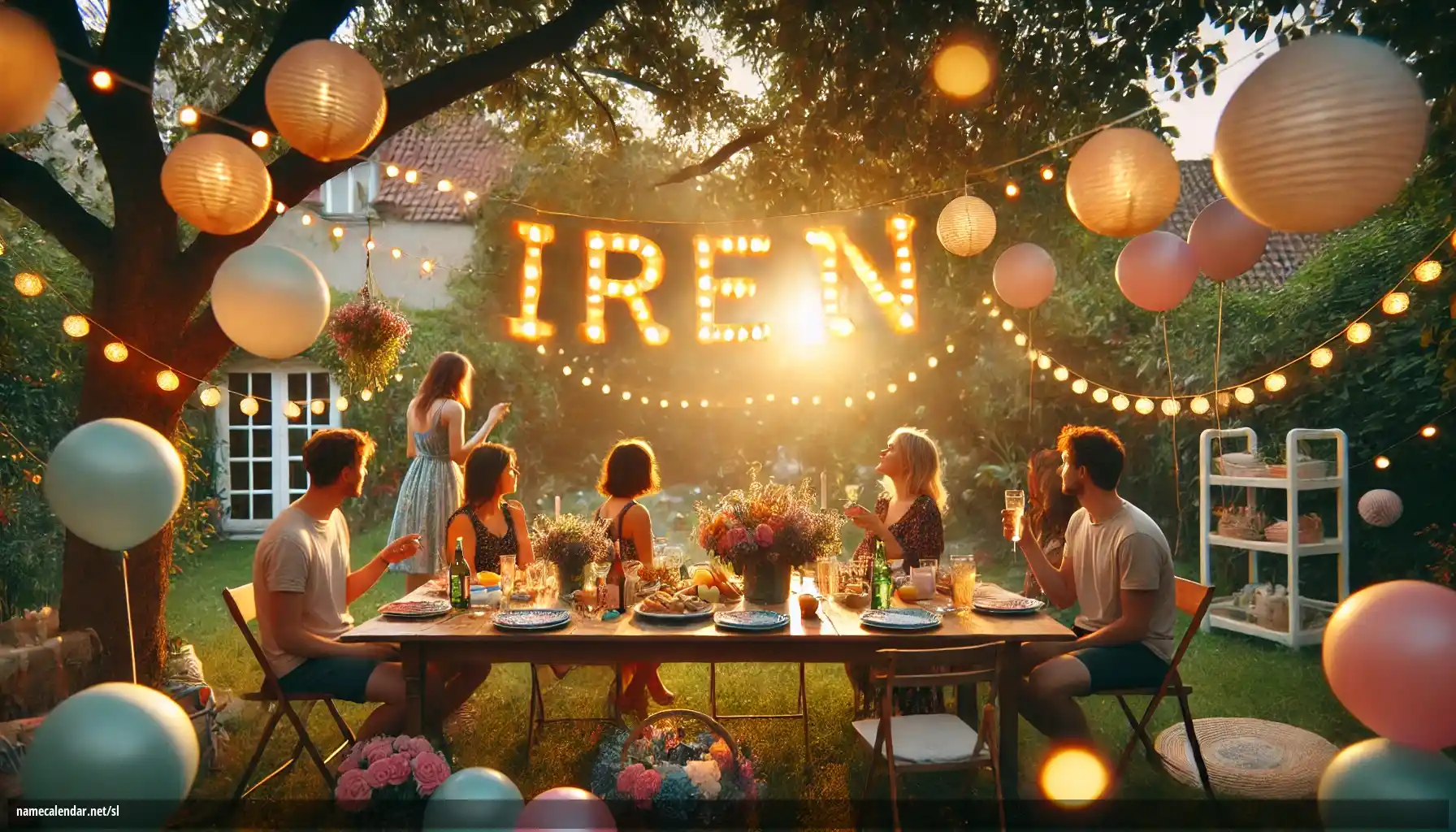 Praznovanje imendana in imena - Irén