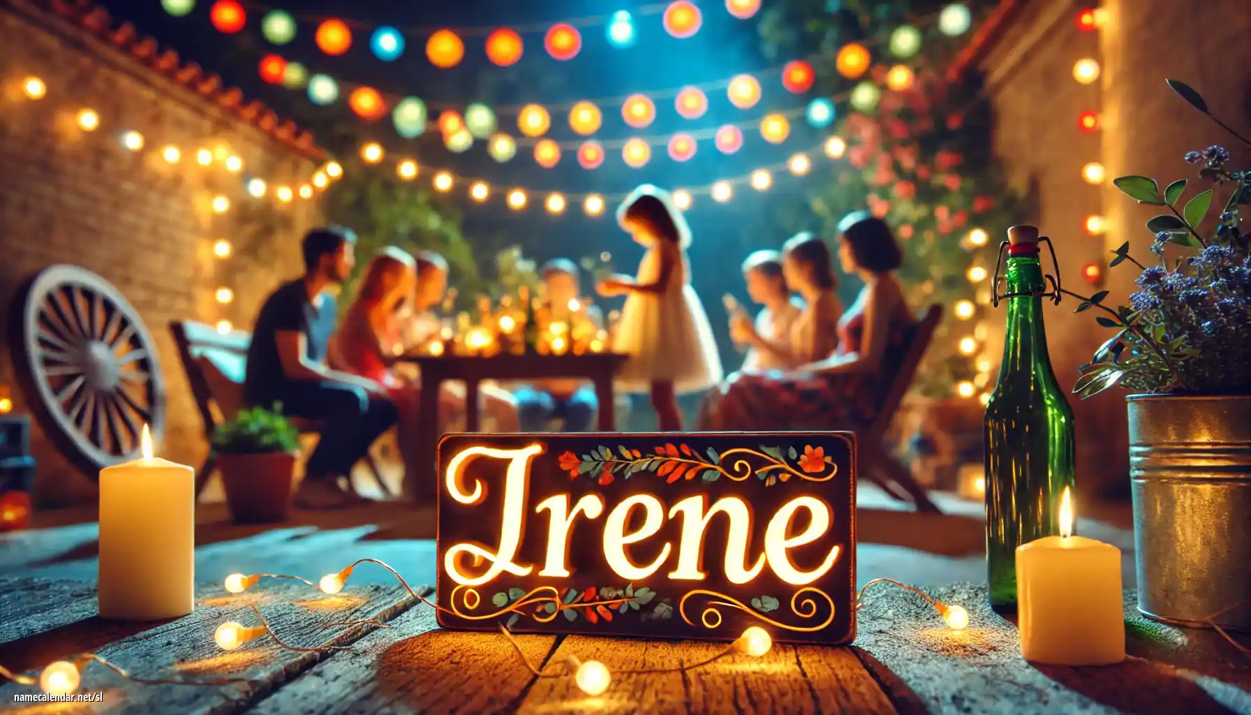 Praznovanje imendana in imena - Irene