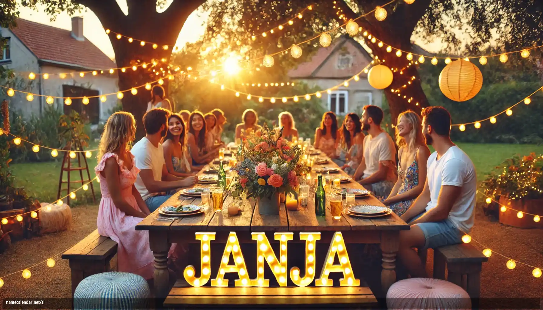 Praznovanje imendana in imena - Janja