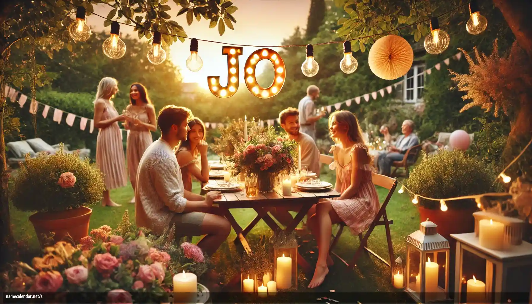 Praznovanje imendana in imena - Jo