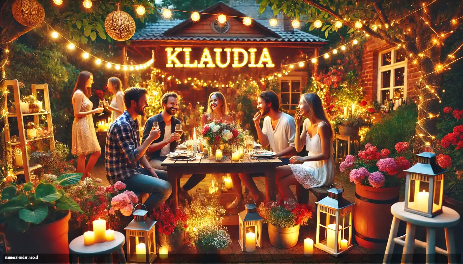 Praznovanje imendana in imena - Klaudia