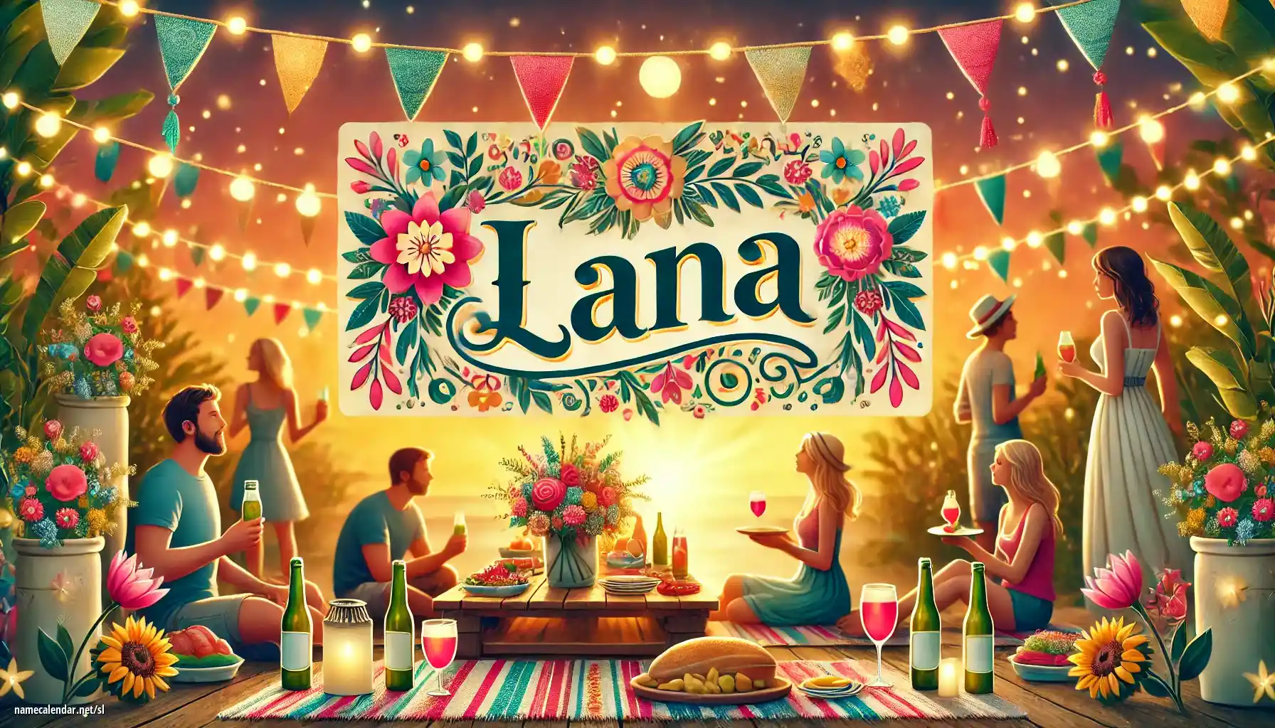 Praznovanje imendana in imena - Lana