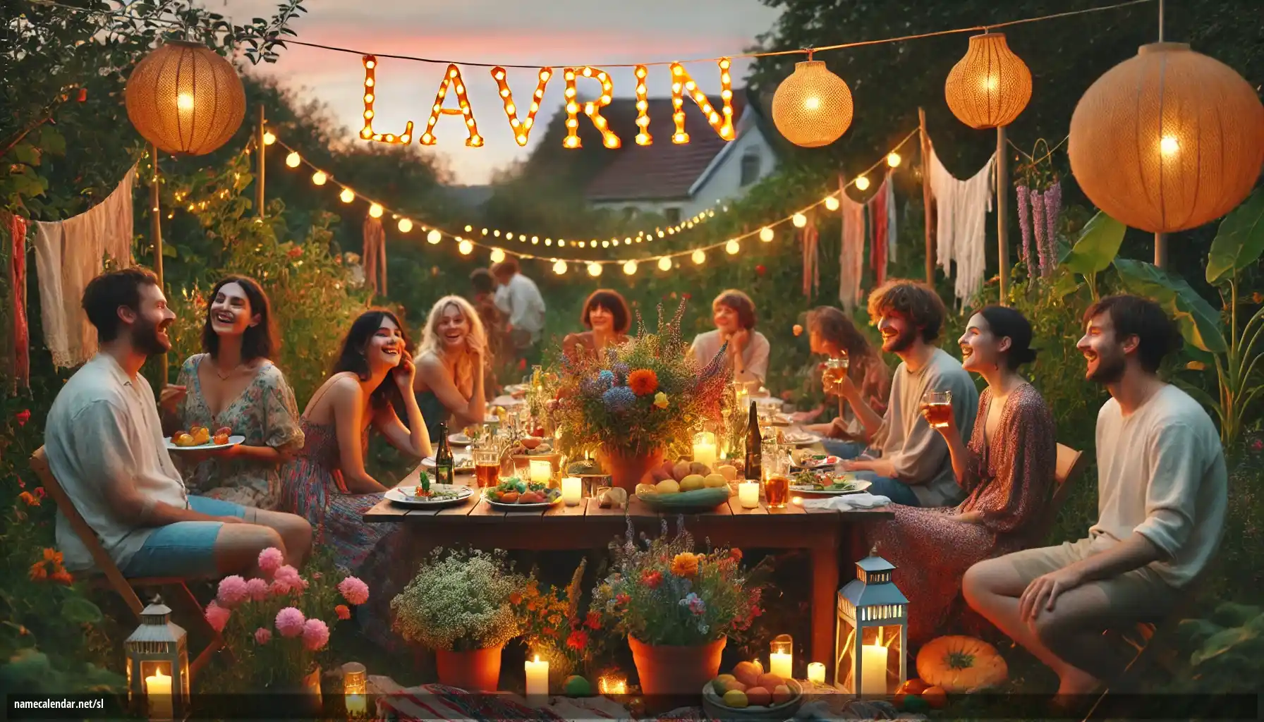 Praznovanje imendana in imena - Lavrin