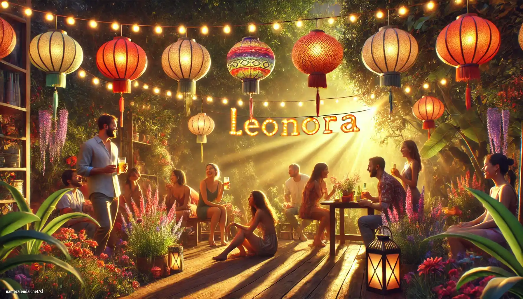 Praznovanje imendana in imena - Leonóra