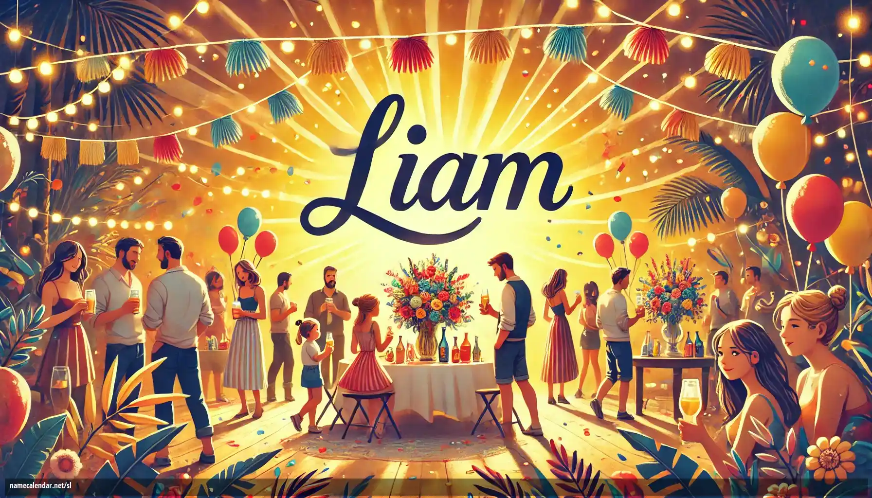 Praznovanje imendana in imena - Liam